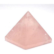 Load image into Gallery viewer, Pyramid - Rose Quartz 25mm
