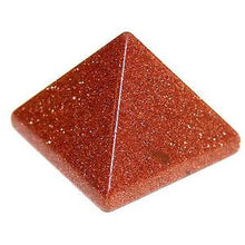Load image into Gallery viewer, Pyramid - Goldstone 25mm
