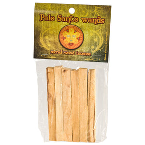 Palo Santo Natural Wood Incense (6/package)